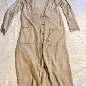JESSICA SIMPSON LONG CARDIGAN (M)